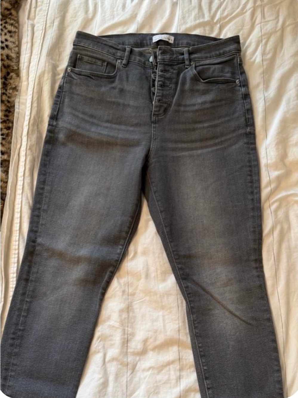 LOFT Women’s Gray Skinny Jeans - Washed Charcoal